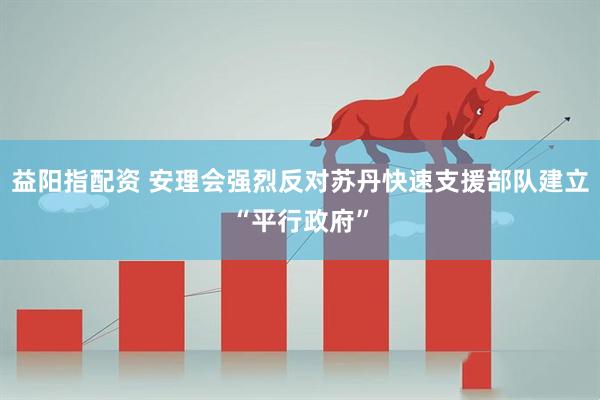 益阳指配资 安理会强烈反对苏丹快速支援部队建立“平行政府”